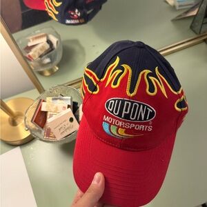 Vintage Nascar Flame Hat